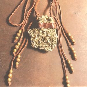 Free People Coachella Torchlight Necklace Pyrite